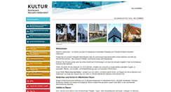 Desktop Screenshot of kultur-marzahn-hellersdorf.de